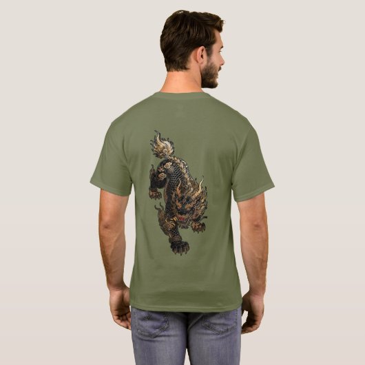 ドラゴンタイガー Tシャツ (裏面フル)