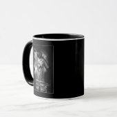 ドラゴンタトゥーウーマン白黒 マグカップ (正面左)