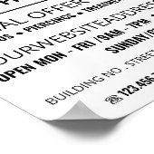 ドラゴンタトゥータトゥー&体ピアシングスタジオ ポスター (角)