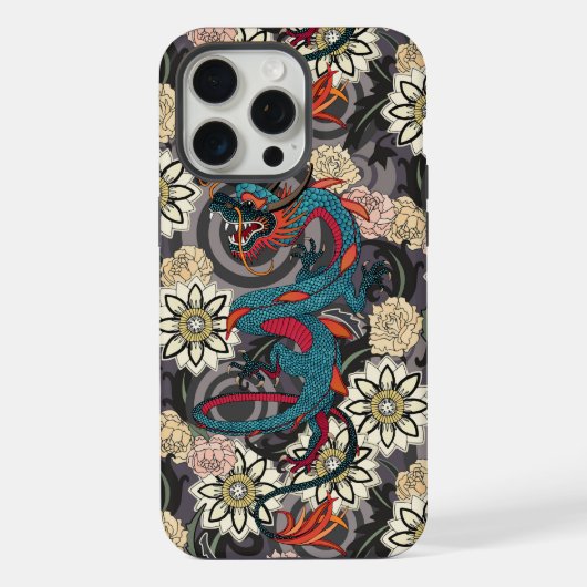 ドラゴンタトゥー ダーク iPhoneケース (裏面)