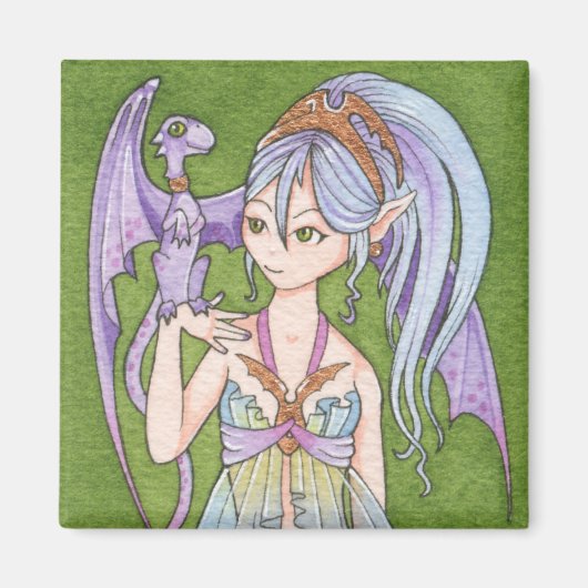 ドラゴンタマー角磁石 マグネット (正面)