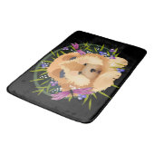 ドラゴンダンスの子犬のクレート/バスマット バスマット (アングル)