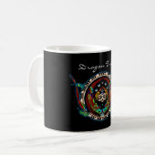 ドラゴンツイン コーヒーマグカップ (正面左)