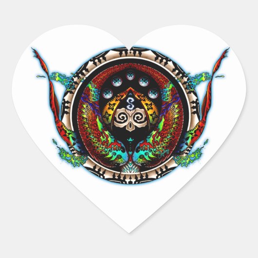 ドラゴンツイン ハートシール (正面)