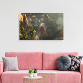 ドラゴンティース キャンバスプリント (インサイチュ (リビング))