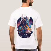 ドラゴンティータイム ドラゴンブルーイング茶 Tシャツ (裏面)