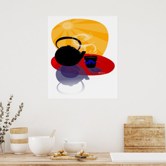 ドラゴンティー ポスター (キッチン)