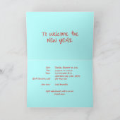 ドラゴンテイルズニューイヤーパーティの招待状 サンキューカード (内部)