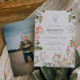 ドラゴンテーマバースデーパーティー 招待状