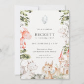 ドラゴンテーマバースデーパーティー 招待状 (正面)