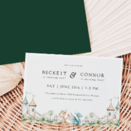 ドラゴンテーマ合同誕生日パーティーの招待状 招待状