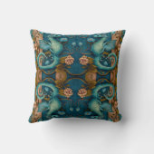 ドラゴンデザイン装飾用クッション クッション (裏面)