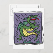 ドラゴンデザイン47 ポストカード (正面/裏面)