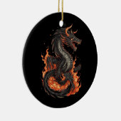 ドラゴンデザイン セラミックオーナメント (右)