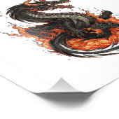 ドラゴンデザイン フォトプリント            (角)