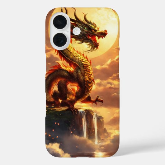「ドラゴンデザインiPhone 16ケーススタイリッシュ- & Protecti Case-Mate iPhoneケース (裏面)