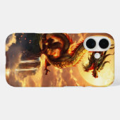 「ドラゴンデザインiPhone 16ケーススタイリッシュ- & Protecti Case-Mate iPhoneケース (裏面 (横))