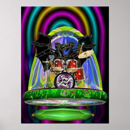 ドラゴンドラム。 ポスター (正面)