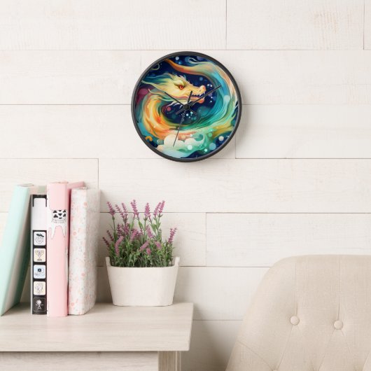 ドラゴンドリームアニマル6 壁時計 (読書スペース)