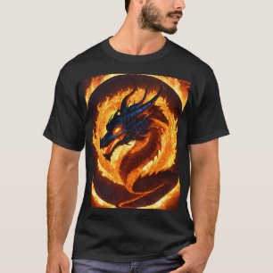 ドラゴンドリームキャッチャーのタトゥーティー Tシャツ