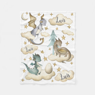 ドラゴンドリームズベビーブランケット フリースブランケット
