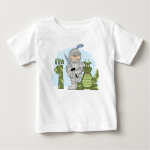 ドラゴンナイト1歳の誕生日 ベビーTシャツ