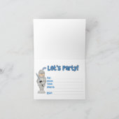 ドラゴンナイト1stバースデーフィルイン招待状 招待状 (内部)