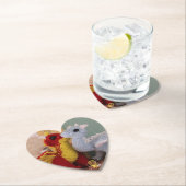 ドラゴンニットハートコースター ペーパーコースター (インサイチュ)