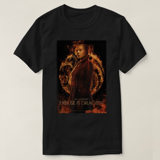 ドラゴンハウス・オブ・ザ・ドラゴン・ラエニラス・ポスター Tシャツ (デザイン正面)