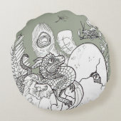 ドラゴンハッチリング ラウンドクッション (裏面)