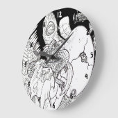 ドラゴンハッチリング ラージ壁時計 (傾斜)