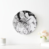 ドラゴンハッチリング ラージ壁時計 (ホーム)