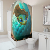 ドラゴンハッチング シャワーカーテン (インサイチュ)