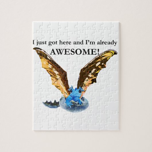 ドラゴンハッチング ジグソーパズル (縦)