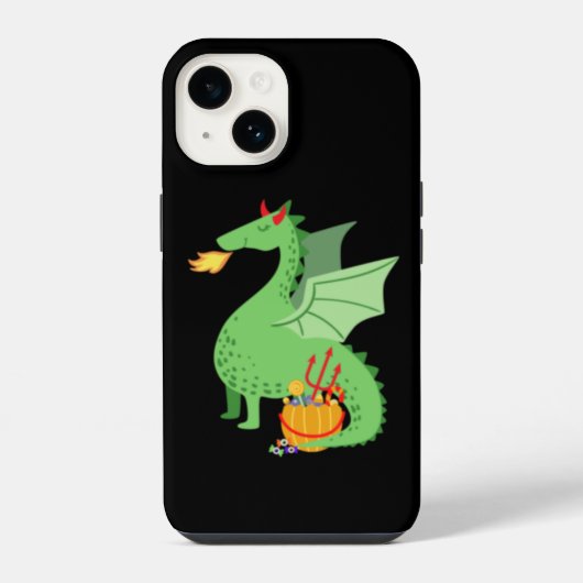 ドラゴンハロウィーン iPhoneケース (裏面)