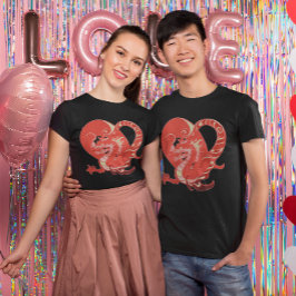 ドラゴンハートバユニセックスンタイン Tシャツ