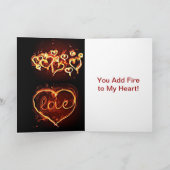 ドラゴンハートバレンタイン名前をカスタムする中国のドラゴン シーズンカード (内部)