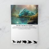 ドラゴンハートホリデーカード シーズンカード (内部)