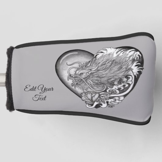 ドラゴンハート ゴルフヘッドカバー (正面)