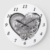 ドラゴンハート ラージ壁時計 (正面)