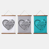 ドラゴンハート 吊り下げ型タペストリー (トリプル)