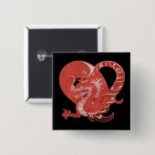 ドラゴンハート 缶バッジ (正面&裏面)