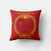 ドラゴンハート、辰年 クッション (裏面)
