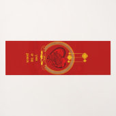 ドラゴンハート、辰年 ヨガマット (裏面(横))