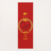 ドラゴンハート、辰年 ヨガマット (裏面)