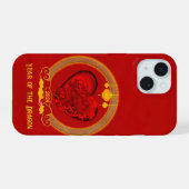 ドラゴンハート、辰年 iPhone 15ケース (裏面横)