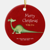 ドラゴンバックセラミックオーナメント セラミックオーナメント (正面)