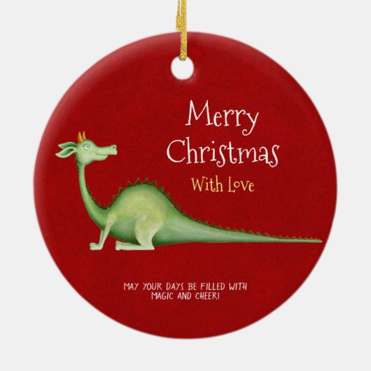 ドラゴンバックセラミックオーナメント セラミックオーナメント (裏面)