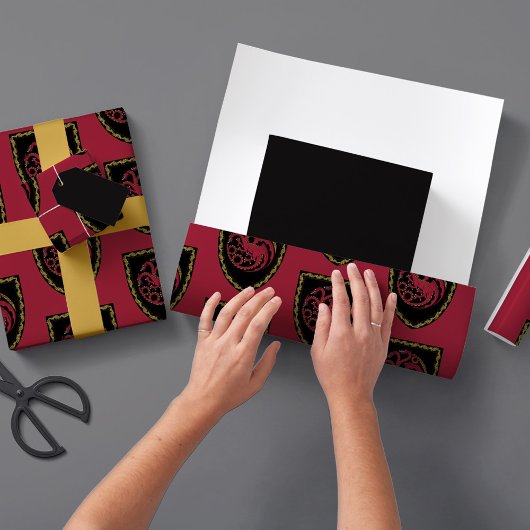 ドラゴンバッジラッピング紙シート ラッピングペーパーシート