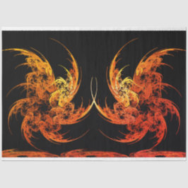 ドラゴンバトルフラクタルアートの切り離 薄葉紙